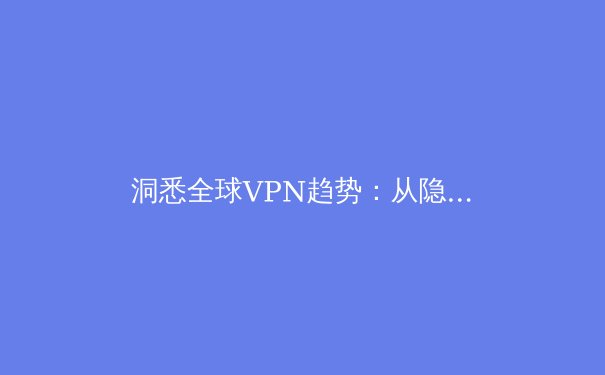 洞悉全球VPN趋势：从隐私保护到网络自由的关键技术与法规深度解析 - 3