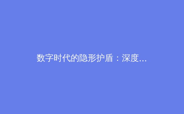 数字时代的隐形护盾：深度解析VPN技术演进与全球网络安全格局 - 2