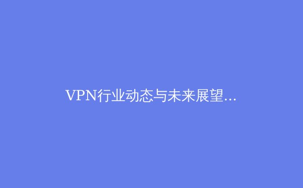 VPN行业动态与未来展望：从技术演进到全球政策博弈 - 4