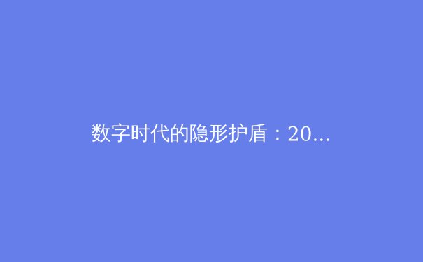数字时代的隐形护盾：2024年VPN技术演进与网络安全新范式 - 3