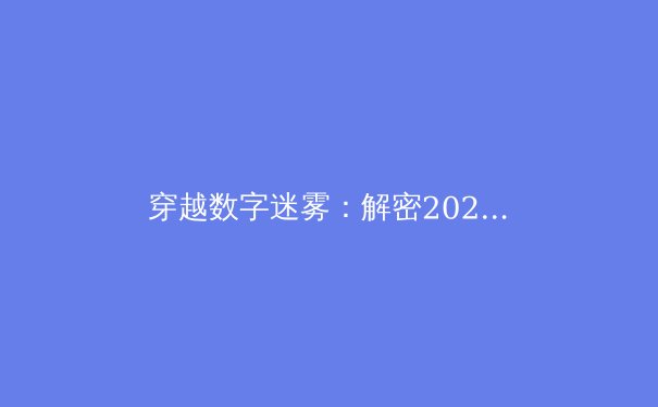穿越数字迷雾：解密2024年VPN技术趋势与隐私保护新思路 - 4